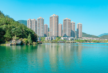 Fototapeta premium Chinese town architecture.