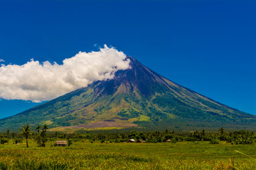 Mt. Mayon - also known as Mayon Volcano or Mount Mayon. Found in the Bicol Region in the Philippines.