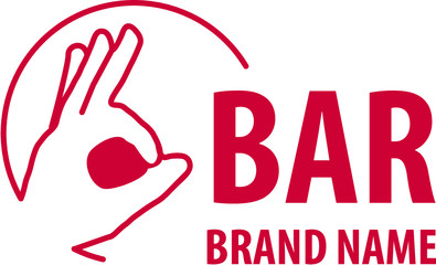 Restauracja- biznes logo koncepcja