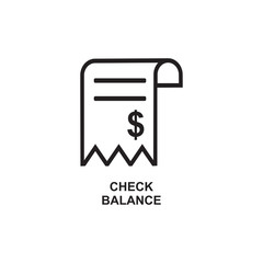 CHECK BALANCE ICON , 