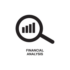 FINANCIAL ANALYSIS ICON , DATA FINANCIAL ICON