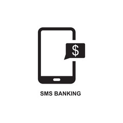 SMS BANKING ICON , MOBILE PAYMENT ICON