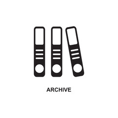 ARCHIVE ICON , BUSINESS FILE ICON