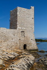 Ruins of the medieval Vir castle, Croatia