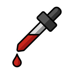 dropper - medical icon vector design template