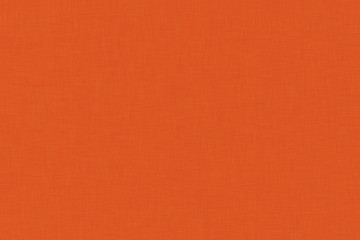 Orange linen fabric texture background.