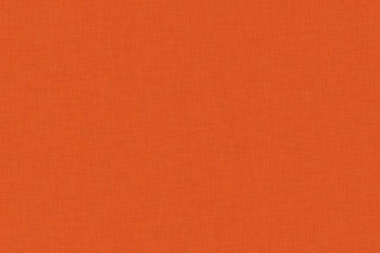 Orange linen fabric texture background.