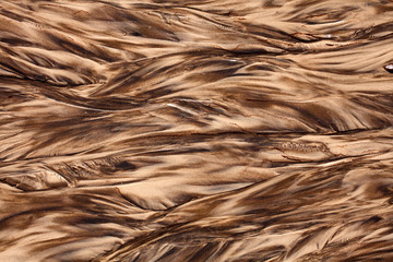 Detail of textural patterns in sand