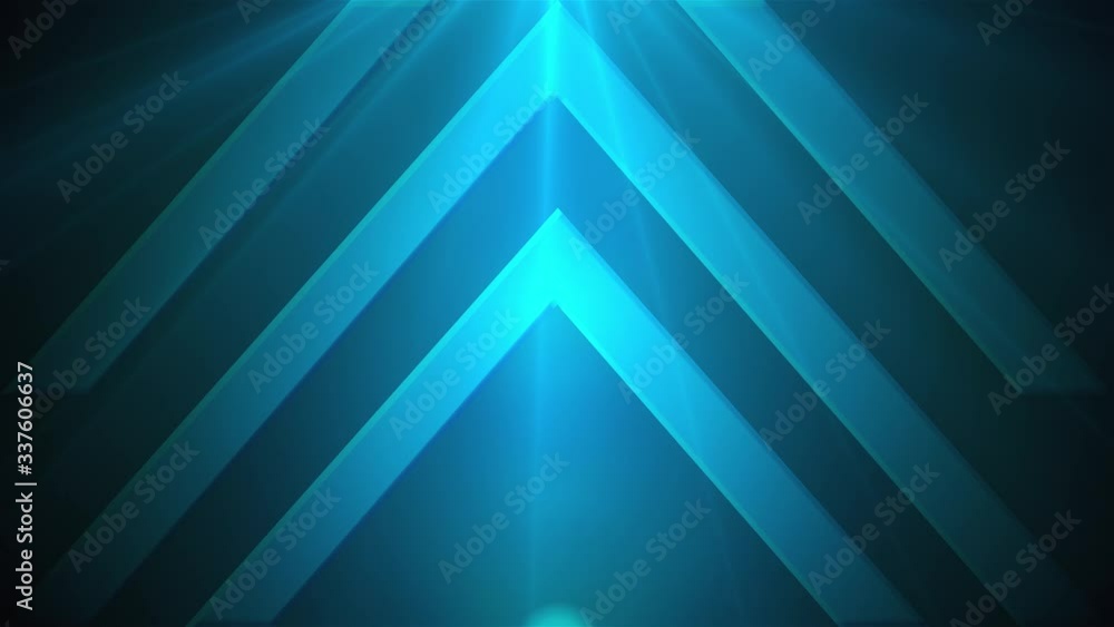Poster computer generated technology background. big abstract arrows point up, 3d rendering