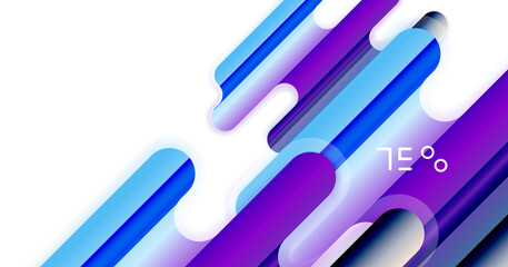 Abstract liquid lines geometric background