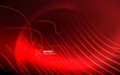 Abstract background - neon line design for Wallpaper, Banner, Background, Card, Book Illustration, landing page