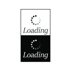 loading icon in vector file for videos 