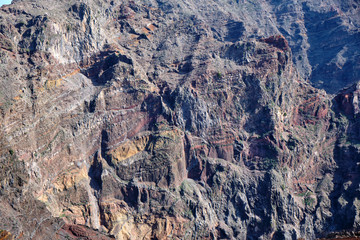 La Palma volcanic veiw Spain