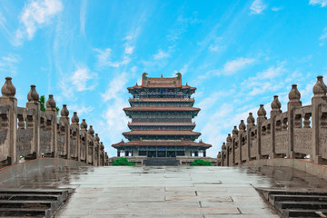 Stork towers in China
