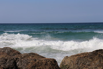 Honolulu Diamond head and Honolulu beach