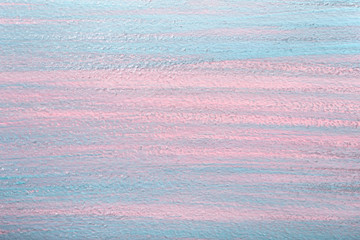 Blue pink pastel brush strokes and metallic silver accents. Dry brush technique