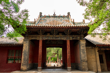 Ancient architecture in Shanxi Province, China.