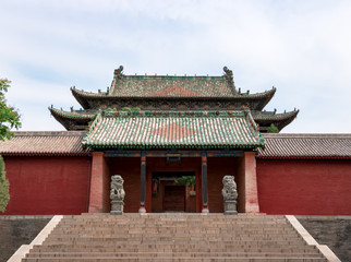Houses in ancient northern China.