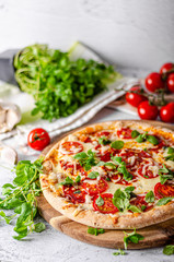 Pizza margherita homemade