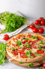 Pizza margherita homemade