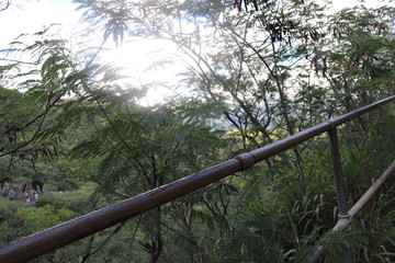 Fototapeta premium Honolulu Diamond head and Honolulu beach