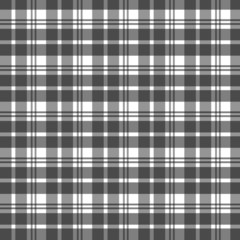 Black tablecloth background seamless pattern. Vector illustration of traditional gingham dining cloth with fabric texture. Checkered picnic cooking tablecloth.