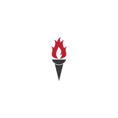 Torch logo vector