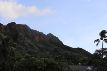 Honolulu Diamond head and Honolulu beach