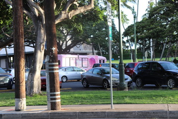 Honolulu Diamond head and Honolulu beach