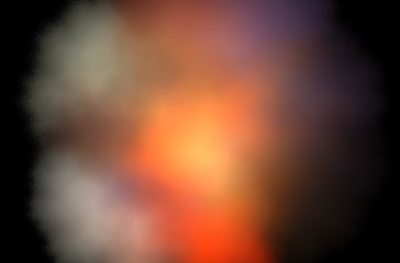 3d banner on black backdrop. Abstract artistic background. Graphic design pattern. Abstract fractal pattern.