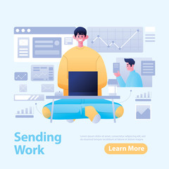 Work From Home Sending Report