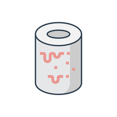 Water filter system and part vector icon.