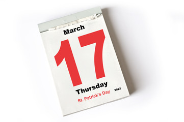 17. March 2022 St Patrick's Day
