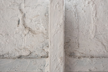 Old vintage wall in paint and patina