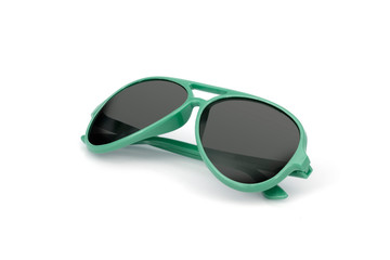 Sunglasses isolated on white background for applying on a portrait