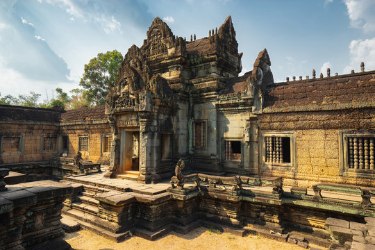 Banteay Samre temple complex in Angkor, Siem Reap, Cambodia.