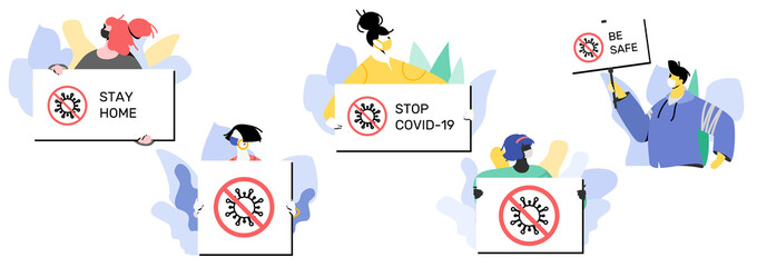 People Characters In Masks