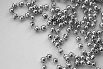 Costume jewelry on a white background. Women's jewelry