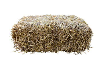 Rice straw isolated with clipping paths.