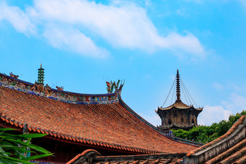 Kaiyuan Temple, Quanzhou, China. Ancient buildings with a history of 1000 years.