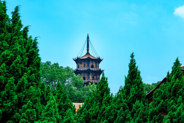 Kaiyuan Temple, Quanzhou, China. Ancient buildings with a history of 1000 years.