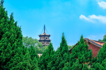 Kaiyuan Temple, Quanzhou, China. Ancient buildings with a history of 1000 years.