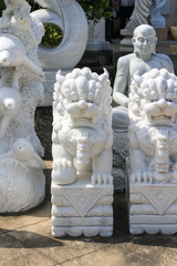Marble carving sculpture, the symbol of Power, by Chinese.