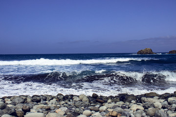 Fototapeta na wymiar Playa del Roques de las Bodegas, Teneriffa, Spanien