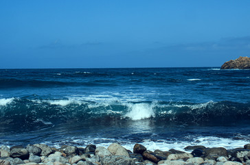 Fototapeta na wymiar Playa del Roques de las Bodegas, Teneriffa, Spanien