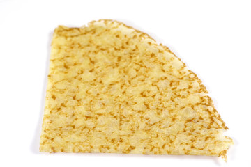 crêpes bretonnes isolé sur un fond blanc