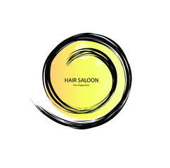 hair saloon logo ,for business beauty