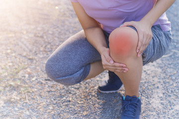Runners have sore knees May be caused by the stress of the muscles and bones.