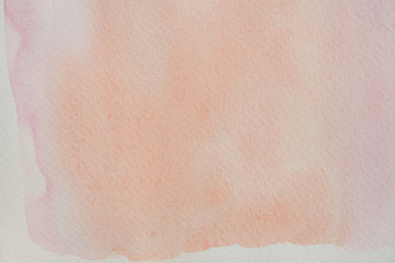 Watercolor stroke and spray on white paper , Abstract background by hand drawn yellow with orange and red color liquid drip	