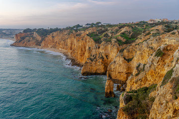 Fototapeta na wymiar Ponta da Piedade cliffs Lagos, Algarve, Portugal 